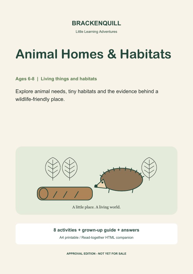 Animal Homes & Habitats cover
