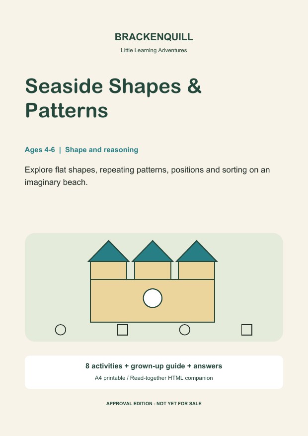 Seaside Shapes & Patterns cover