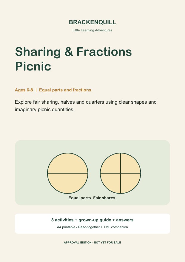 Sharing & Fractions Picnic cover