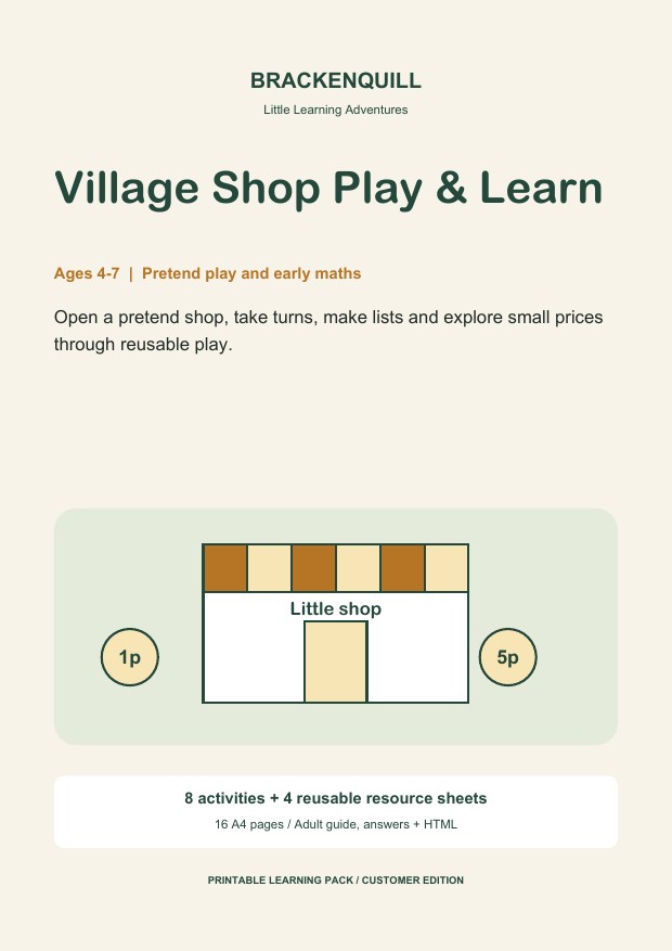 Village Shop Play & Learn cover
